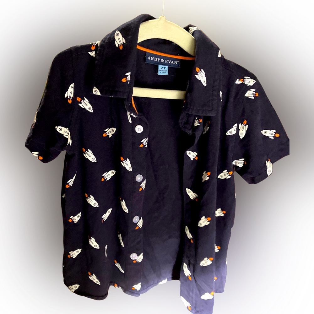 Andy & Evan 🚀 Button Down 👩‍🚀 | 2T